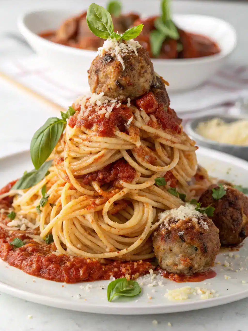 Spaghetti Stack Italian Meatball Spaghetti Stack - Recipe High